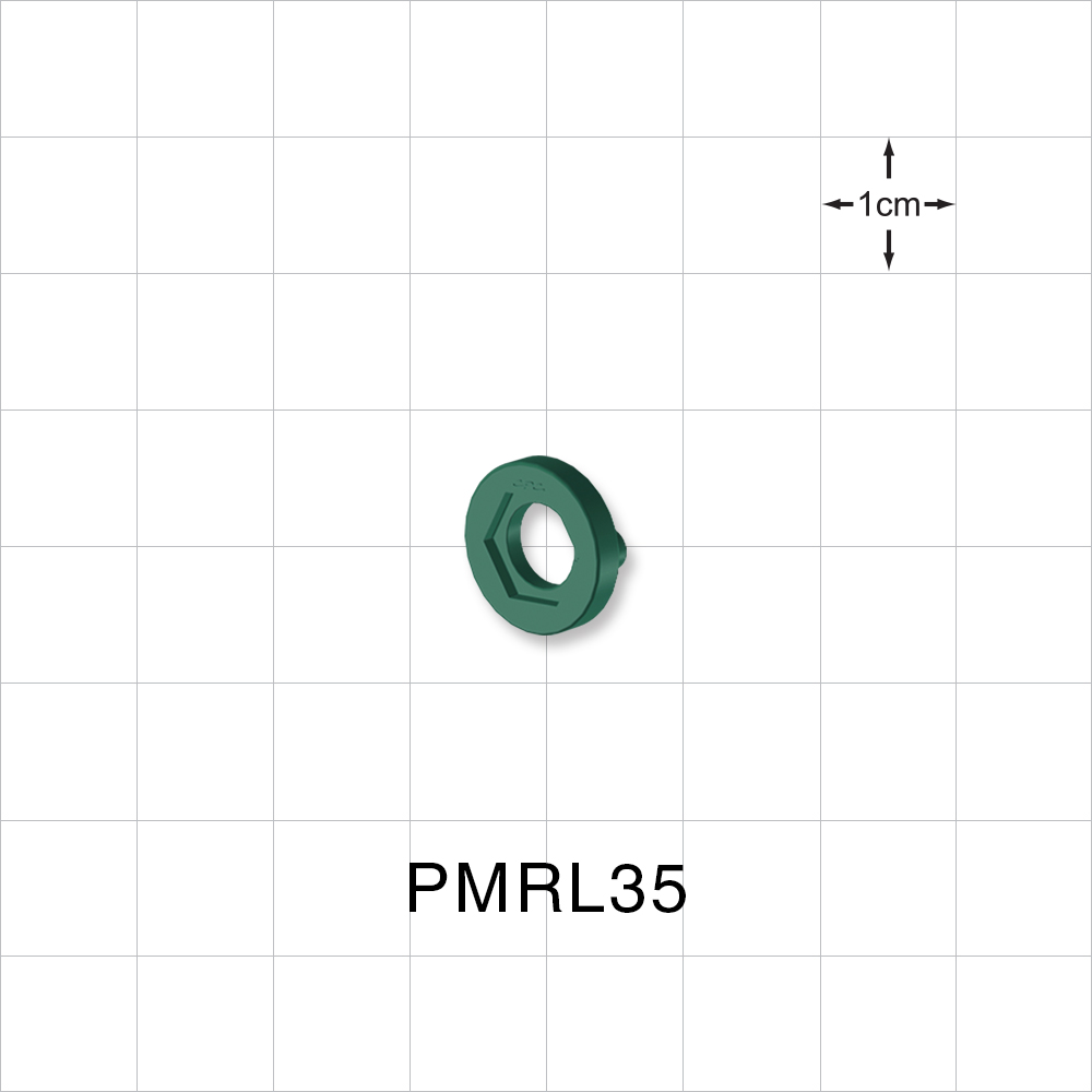 Color Code Ring, Green, 100/Bag