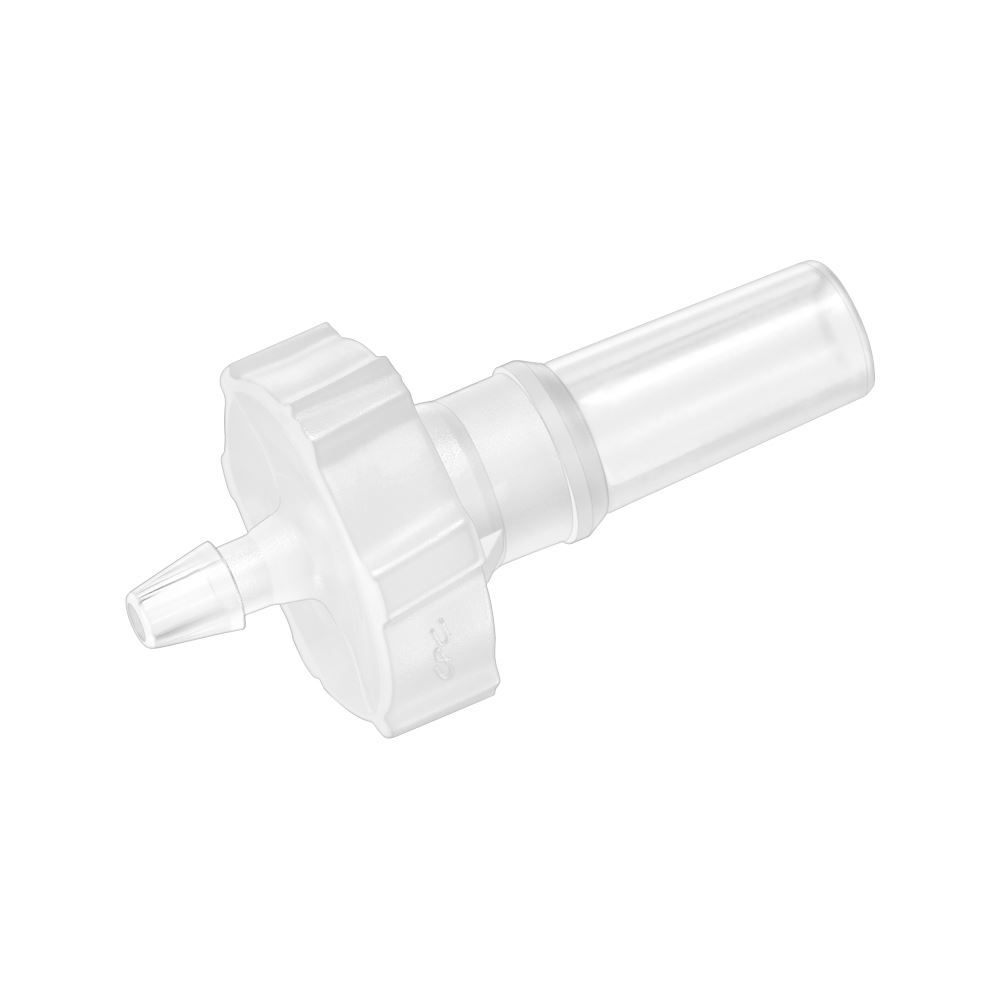 Male Luer Slip, Barbed, Natural, 100/Bag