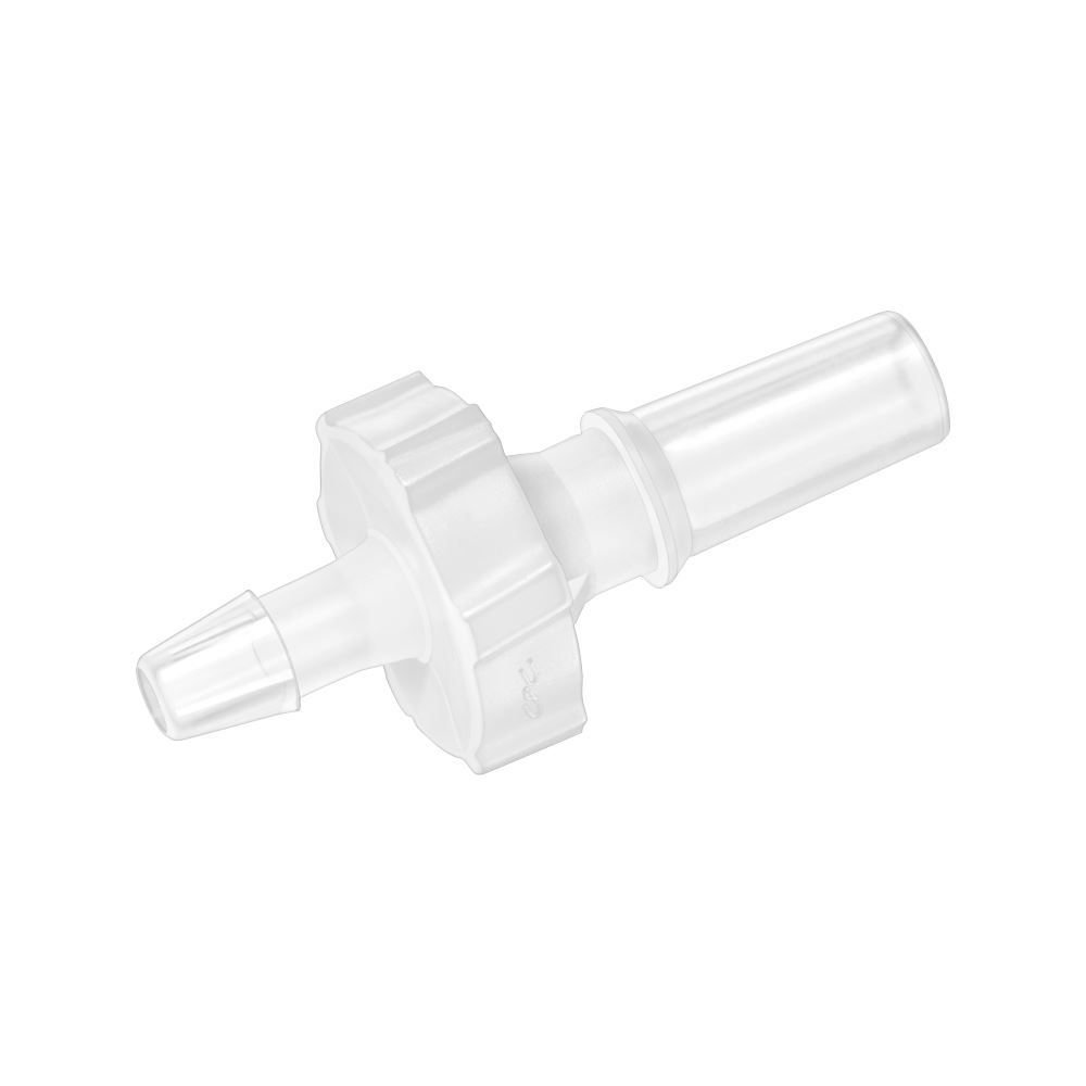 Male Luer Slip, Barbed, Natural, 100/Bag