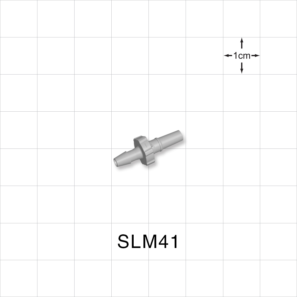 Male Luer Slip, Barbed, Natural, 100/Bag