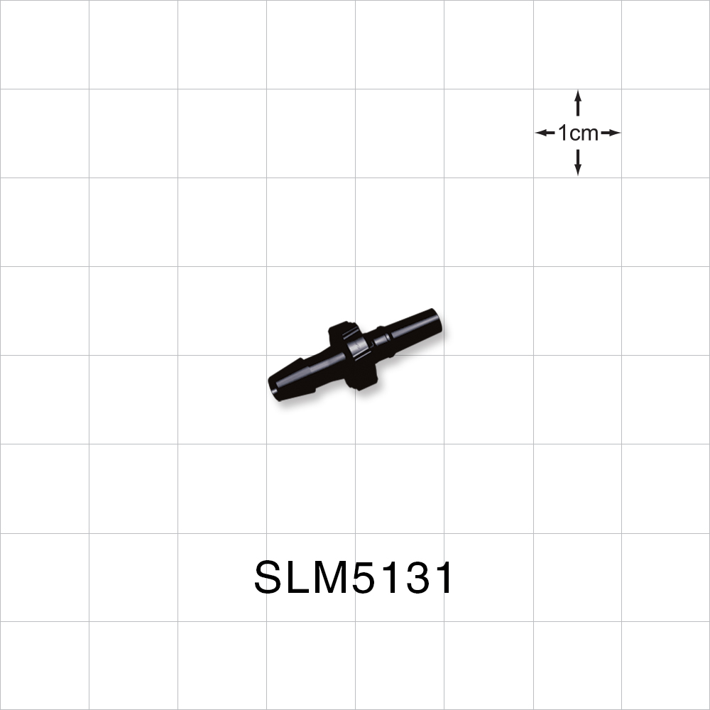 Male Luer Slip, Barbed, Black, 100/Bag