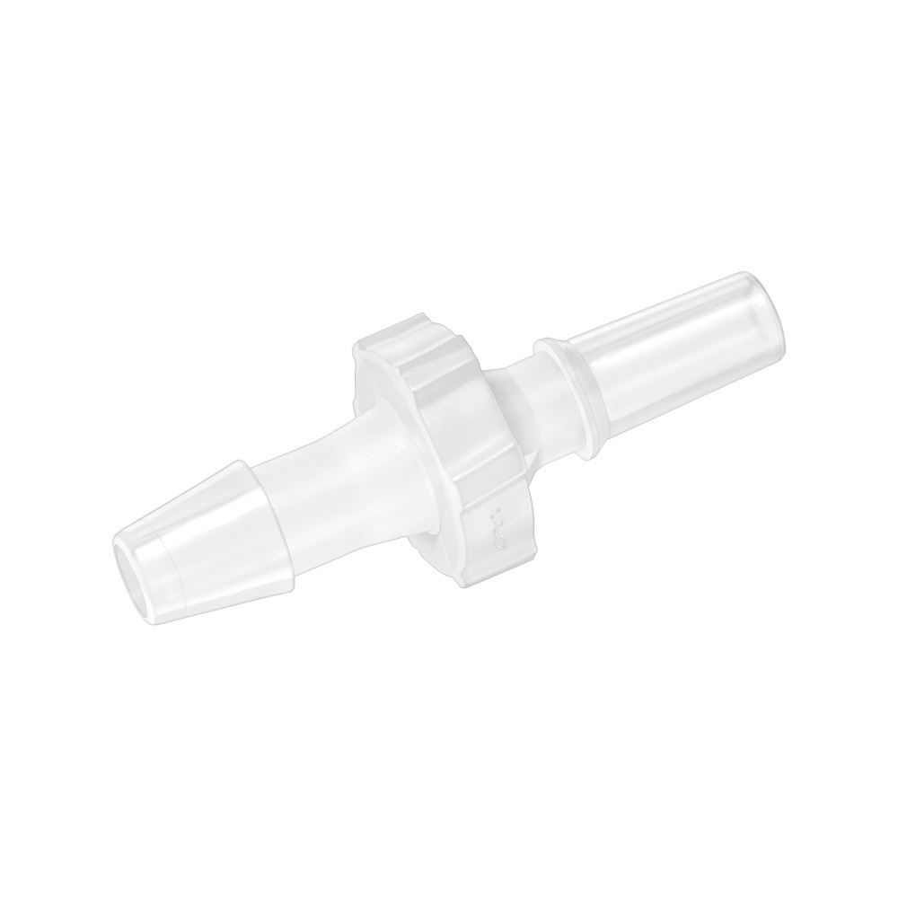 Male Luer Slip, Barbed, Natural, 100/Bag