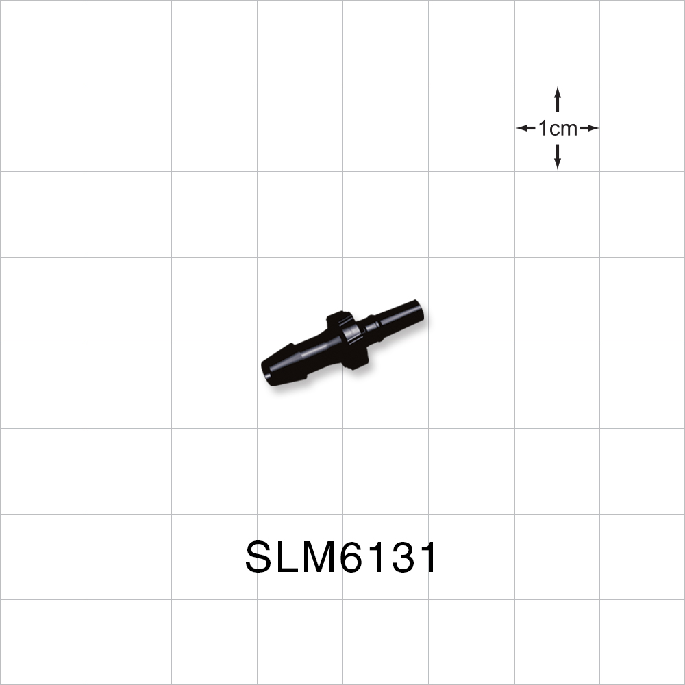 Male Luer Slip, Barbed, Natural, 100/Bag