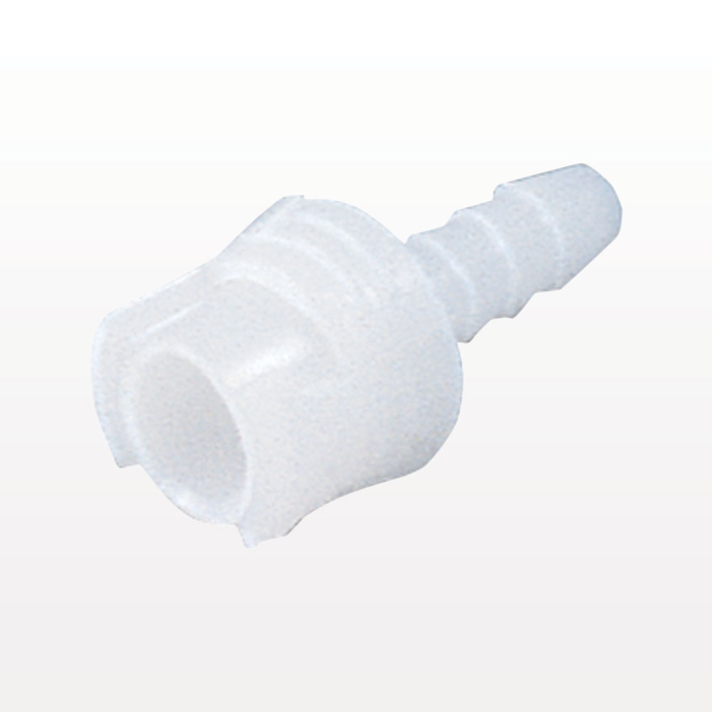SMC Connector, Body, Valved, Barbed