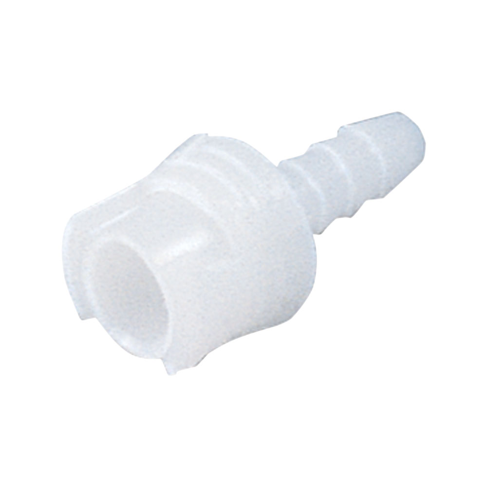 SMC Connector, Body, Valved, Barbed