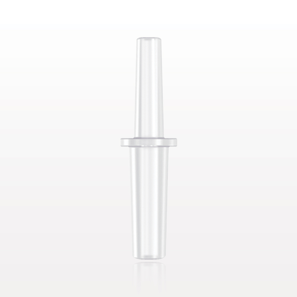 Male Luer Slip, Tubing Port, Clear